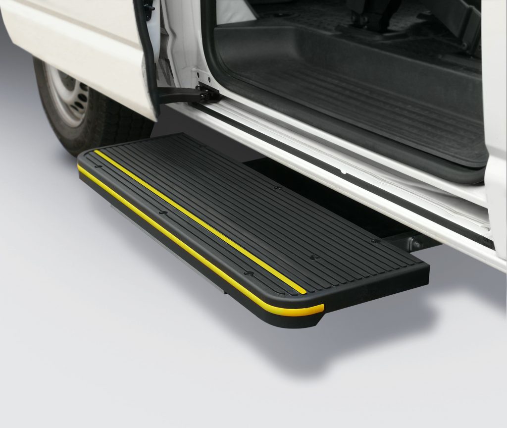 Seitliche Heavy-Duty elektrische Teleskop-Trittstufe Serie TCE